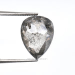 2.14 CT, 9.5 X 7.4 MM | Salt And Pepper Pear Cut Diamond - Minimal Carbon
