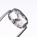 1.09 CT, 7.0 X 4.6 MM | Salt And Pepper Oval Cut Diamond - Minimal Carbon