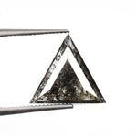 1.27 CT, 10.3 X 9.9 MM | Salt And Pepper Triangle Cut Diamond - Minimal Carbon