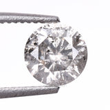 0.41 CT, 4.7 MM | Salt And Pepper Round Brilliant Cut Diamond - Minimal Carbon