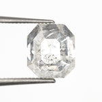 1.61 CT, 6.6 X 5.8 MM | Salt And Pepper Emerald Cut Diamond - Minimal Carbon