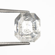 1.61 CT, 6.6 X 5.8 MM | Salt And Pepper Emerald Cut Diamond - Minimal Carbon