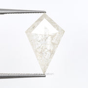 1.71 CT, 12.6 X 8.2 MM | Salt And Pepper Kite Cut Diamond - Minimal Carbon