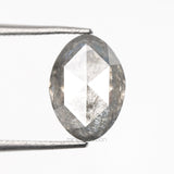 1.56 CT, 9.6 X 6.9 MM | Salt And Pepper Oval Cut Diamond - Minimal Carbon