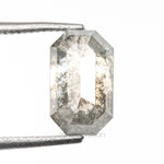 1.38 CT, 7.9 X 4.8 MM | Salt And Pepper Emerald Cut Diamond - Minimal Carbon