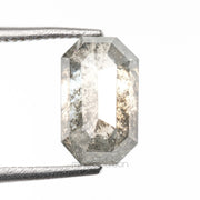 1.38 CT, 7.9 X 4.8 MM | Salt And Pepper Emerald Cut Diamond - Minimal Carbon