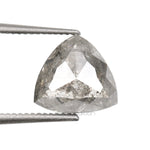 1.23 CT, 6.7 X 6.9 MM | Salt And Pepper Trillion Cut Diamond - Minimal Carbon