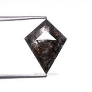 2.13 CT, 12.0 X 9.2 MM | Salt And Pepper Kite Cut Diamond - Minimal Carbon