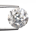 1.08 CT, 6.4 MM | Salt And Pepper Round Brilliant Cut Diamond - Minimal Carbon