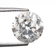 1.08 CT, 6.4 MM | Salt And Pepper Round Brilliant Cut Diamond - Minimal Carbon