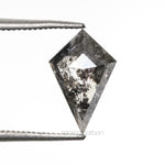 1.48 CT, 10.0 X 6.4 MM | Salt And Pepper Kite Cut Diamond - Minimal Carbon