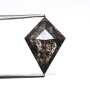 3.05 CT, 13.0 X 9.2 MM | Salt And Pepper Kite Cut Diamond - Minimal Carbon
