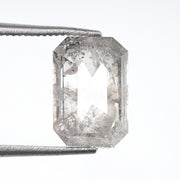 1.94 CT, 9.1 X 6.2 MM | Salt And Pepper Emerald Cut Diamond - Minimal Carbon