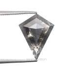 1.54 CT, 11.4 X 8.9 MM | Salt And Pepper Kite Cut Diamond - Minimal Carbon