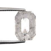 1.69 CT, 7.0 X 5.0 MM | Salt And Pepper Emerald Cut Diamond - Minimal Carbon