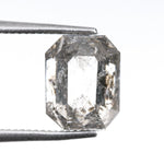 1.46 CT, 7.1 X 5.7 MM | Salt And Pepper Emerald Cut Diamond - Minimal Carbon