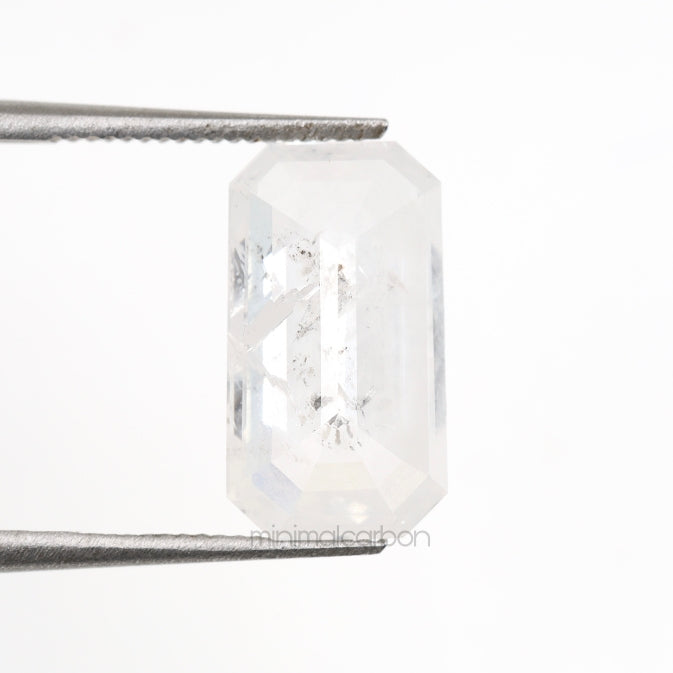 1.80 CT, 11.0 X 6.1 MM | Salt And Pepper Emerald Cut Diamond - Minimal Carbon