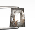 1.73 CT, 7.3 X 6.1 MM | Salt And Pepper Tapered Baguette Cut Diamond - Minimal Carbon