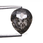 1.72 CT, 7.0 X 6.0 MM | Salt And Pepper Pear Cut Diamond - Minimal Carbon