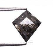 1.54 CT, 8.5 X 7.6 MM | Salt And Pepper Kite Cut Diamond - Minimal Carbon