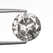 1.08 CT, 6.3 MM | Salt And Pepper Round Brilliant Cut Diamond - Minimal Carbon