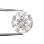 1.50 CT, 7.2 MM | Salt And Pepper Round Brilliant Cut Diamond - Minimal Carbon