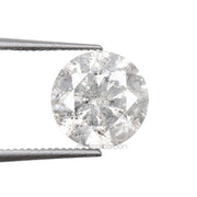 1.50 CT, 7.2 MM | Salt And Pepper Round Brilliant Cut Diamond - Minimal Carbon