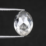 1.60 CT, 7.4 X 5.7 MM | Salt And Pepper Oval Cut Diamond - Minimal Carbon