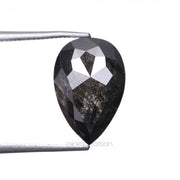 3.77 CT, 11.3 X 7.6 MM | Salt And Pepper Pear Cut Diamond - Minimal Carbon