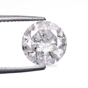 1.09 CT Round Brilliant Cut Loose Salt And Pepper Diamond