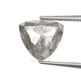 1.23 CT, 6.7 X 6.9 MM | Salt And Pepper Trillion Cut Diamond - Minimal Carbon