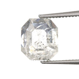 1.61 CT, 6.6 X 5.8 MM | Salt And Pepper Emerald Cut Diamond - Minimal Carbon