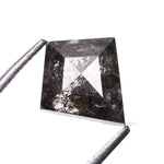 1.54 CT, 8.5 X 7.6 MM | Salt And Pepper Kite Cut Diamond - Minimal Carbon