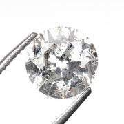 1.08 CT, 6.4 MM | Salt And Pepper Round Brilliant Cut Diamond - Minimal Carbon