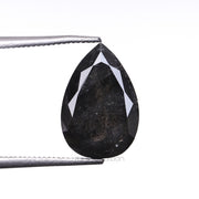 3.77 CT, 11.3 X 7.6 MM | Salt And Pepper Pear Cut Diamond - Minimal Carbon