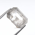 1.94 CT, 9.1 X 6.2 MM | Salt And Pepper Emerald Cut Diamond - Minimal Carbon