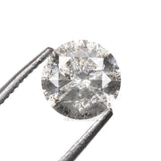 0.79 CT, 5.7 MM | Salt And Pepper Round Brilliant Cut Diamond - Minimal Carbon