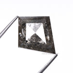 4.05 CT, 13.1 X 11.0 MM | Salt And Pepper Kite Cut Diamond - Minimal Carbon
