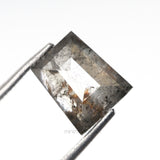 1.73 CT, 7.3 X 6.1 MM | Salt And Pepper Tapered Baguette Cut Diamond - Minimal Carbon