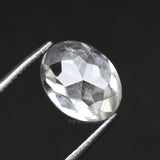 1.60 CT, 7.4 X 5.7 MM | Salt And Pepper Oval Cut Diamond - Minimal Carbon
