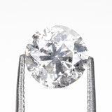0.97 CT, 6.1 MM | Salt And Pepper Round Brilliant Cut Diamond - Minimal Carbon