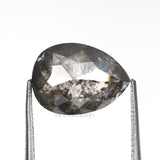 2.88 CT, 10.3 X 7.5 MM | Salt And Pepper Pear Cut Diamond - Minimal Carbon