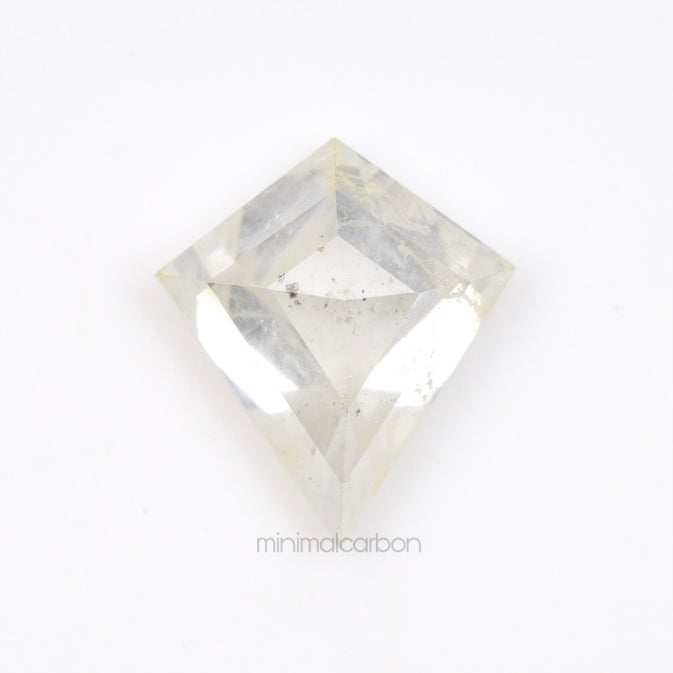 1.39 CT, 8.6 X 7.6 MM | Salt And Pepper Kite Cut Diamond - Minimal Carbon
