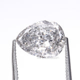 0.93 CT, 8.0 X 6.2 MM | Salt And Pepper Pear Cut Diamond - Minimal Carbon