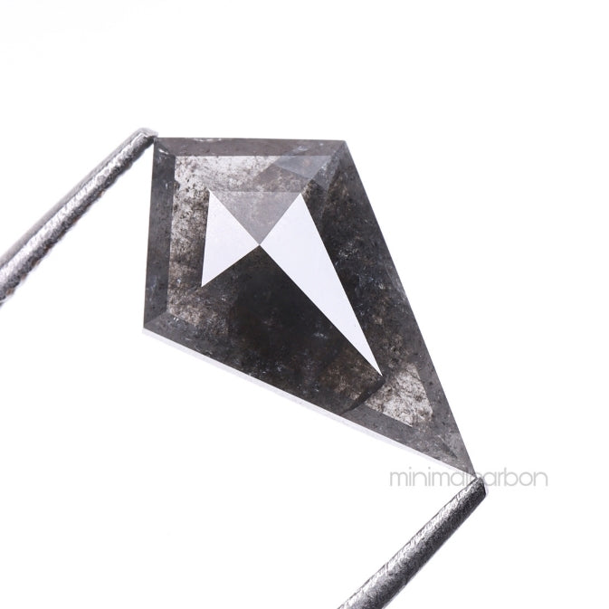 1.79 CT Kite Cut Natural Loose Salt And Pepper Diamond