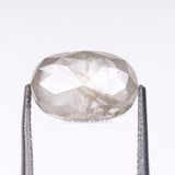 1.73 CT, 8.3 X 5.5 MM | Salt And Pepper Oval Cut Diamond - Minimal Carbon
