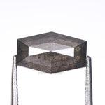 1.35 CT, 8.5 X 5.1 MM | Salt And Pepper Shield Cut Diamond - Minimal Carbon