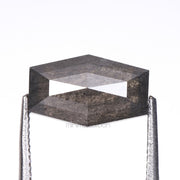 1.35 CT, 8.5 X 5.1 MM | Salt And Pepper Shield Cut Diamond - Minimal Carbon