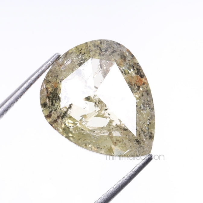 4.01 CT, 12.5 X 10.3 MM | Fancy Color Pear Cut Diamond