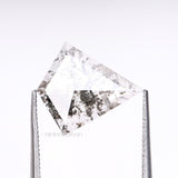 1.32 CT, 12.0 X 10.5 MM | Salt And Pepper Kite Cut Diamond - Minimal Carbon